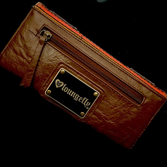 Aztec Sugar Skull LoungeFly Southern Wallet 🌅 colors of the sunrise - Picture 2 of 2